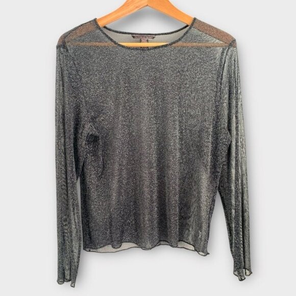 Victoria's Secret Tops - NWT Victoria’s Secret Sheer Long Sleeve Top